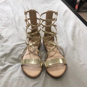 Gold Aldo Sandals
